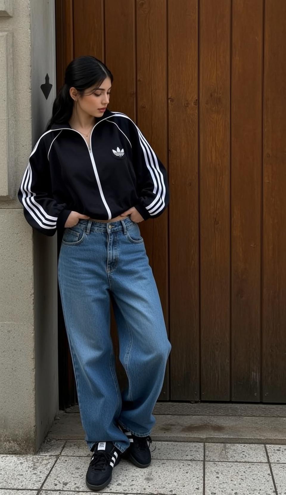 Casual Young Dark Pulled Back Ponytail Fair