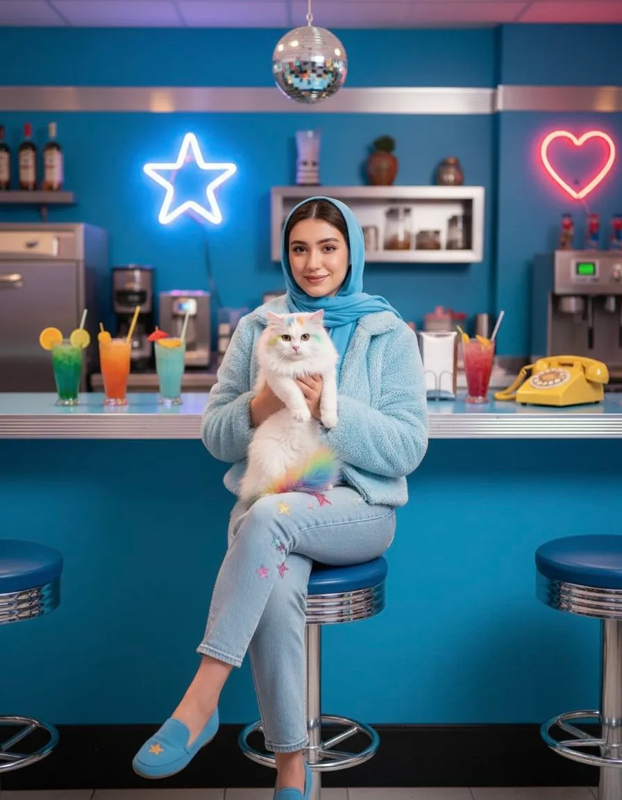 Charming Moments at the Retro Diner