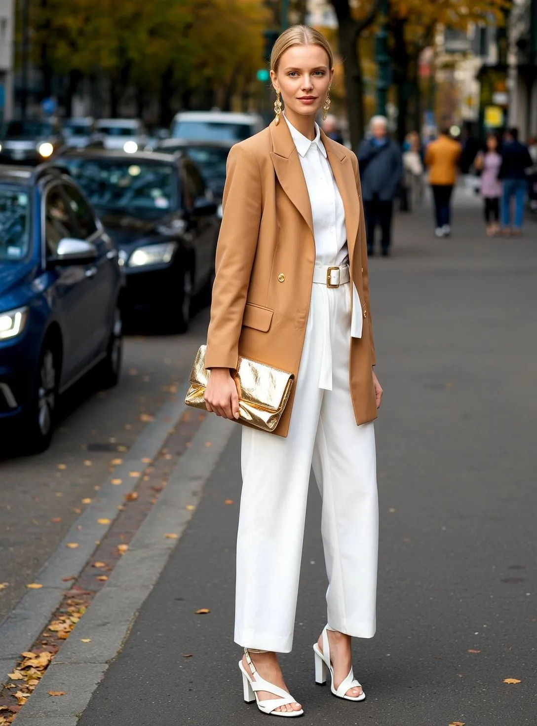 Autumn Young Blonde Pulled Back Fair White
