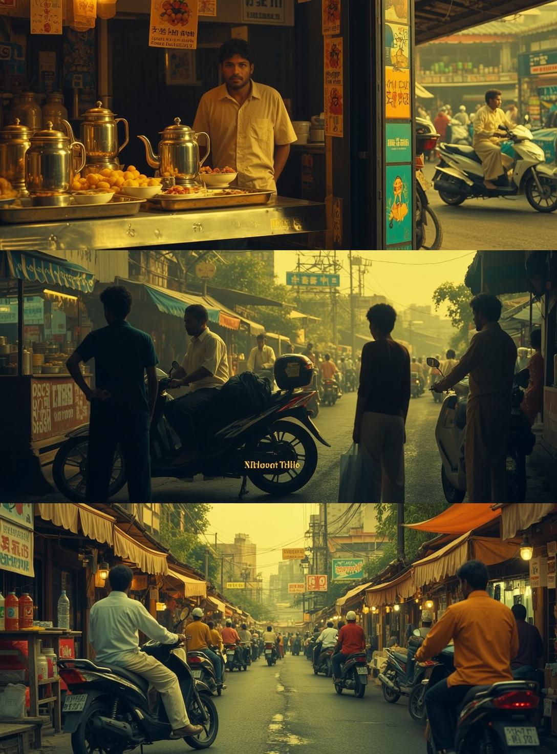 Yellow Shirt Market Stall
