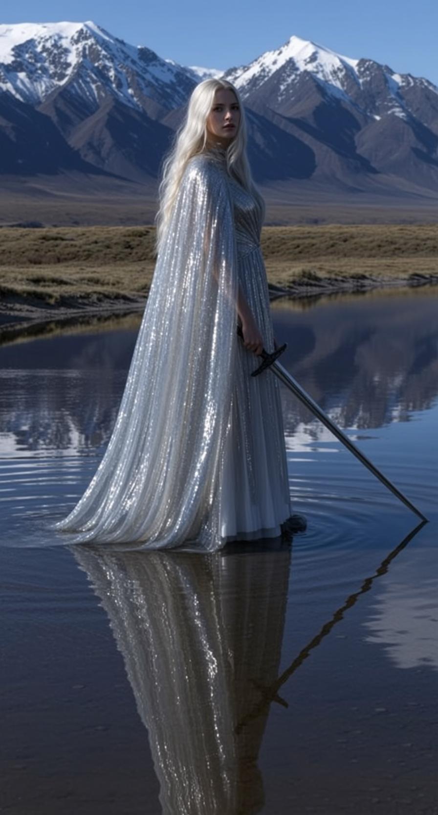 Silver Gown Shallow Water Sword