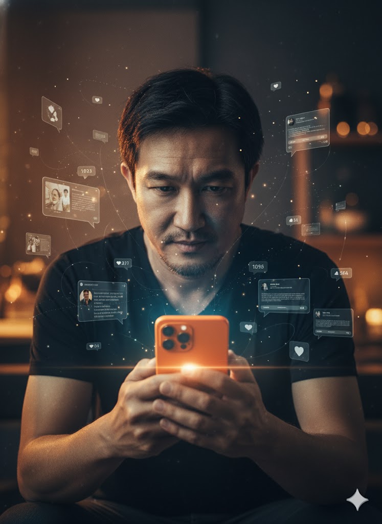 The smartphone screen