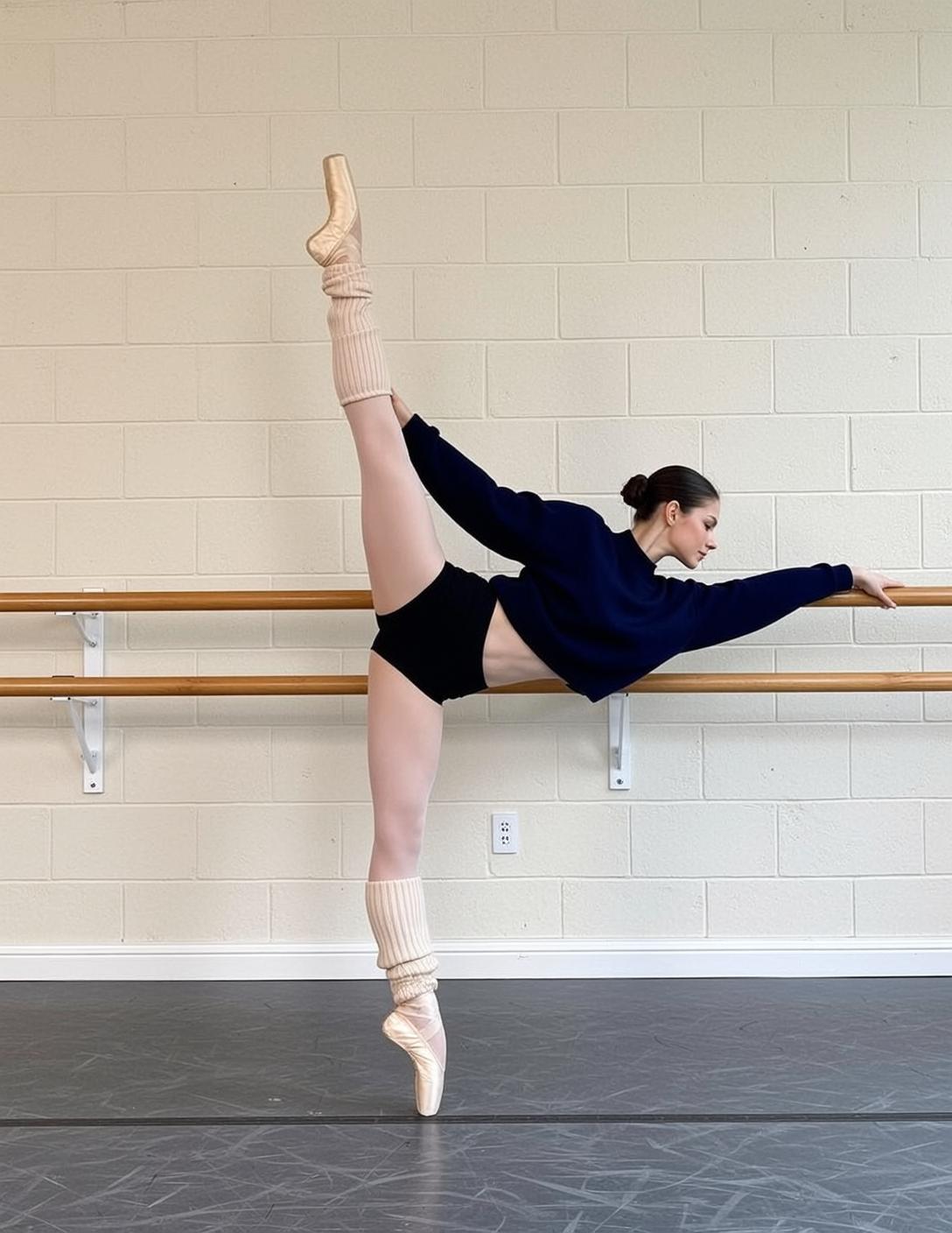 Ballet Barre High Leg Extension