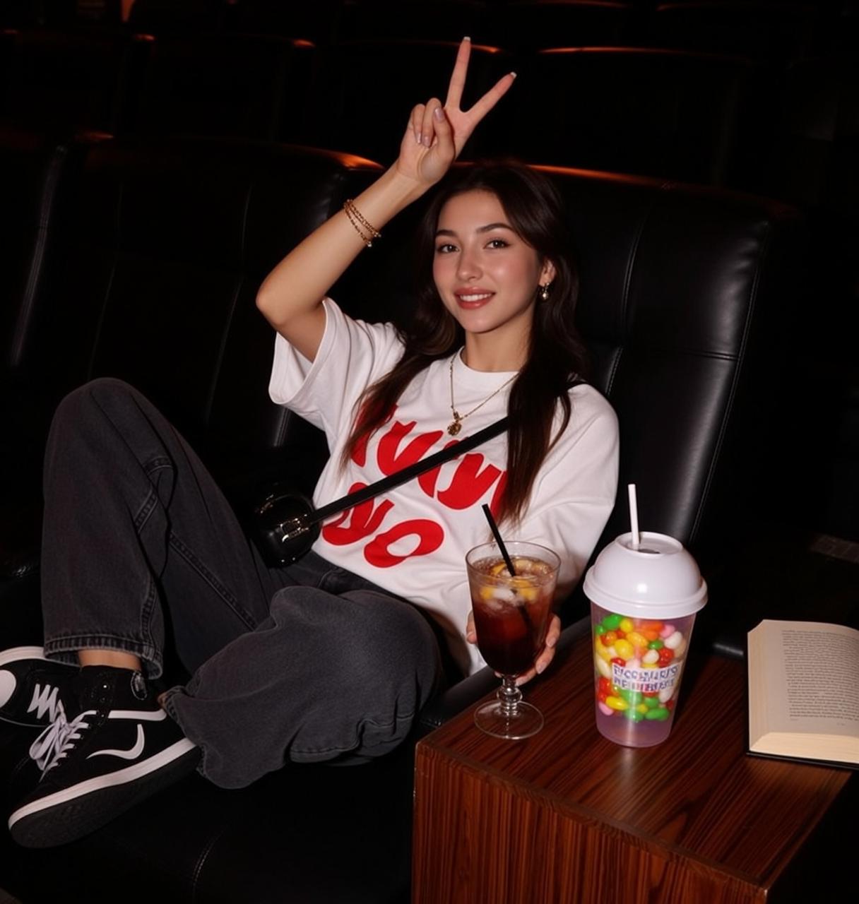 Explore Seated Dark Movie Theater Leaning Back