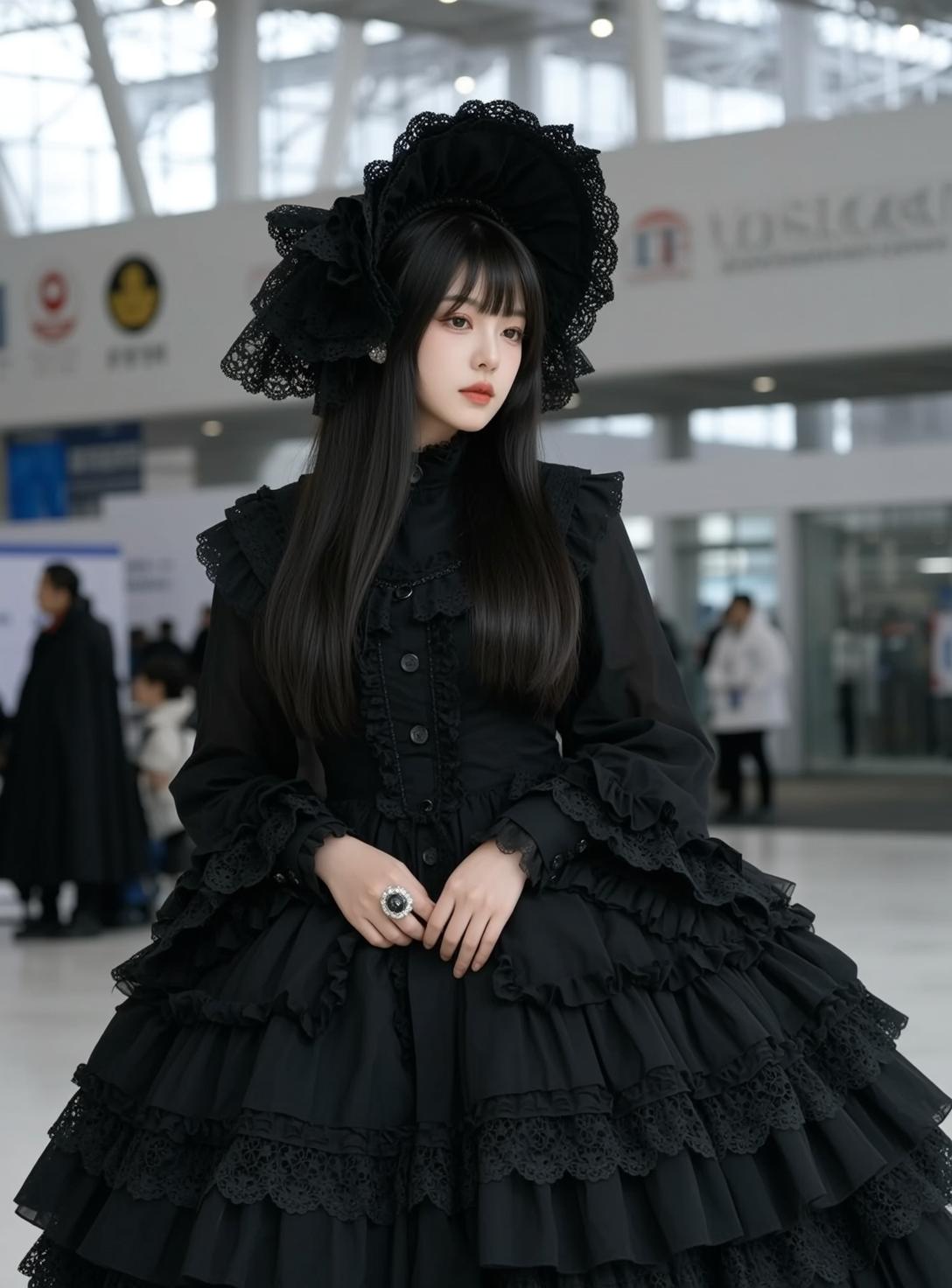 Gothic Airport Portrait