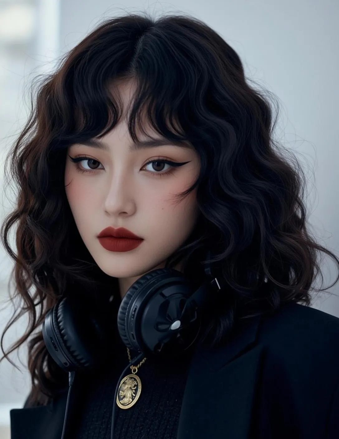 Necklace In Blazer Portrait