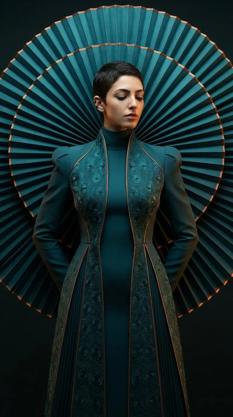 Earrings In Styled Portrait