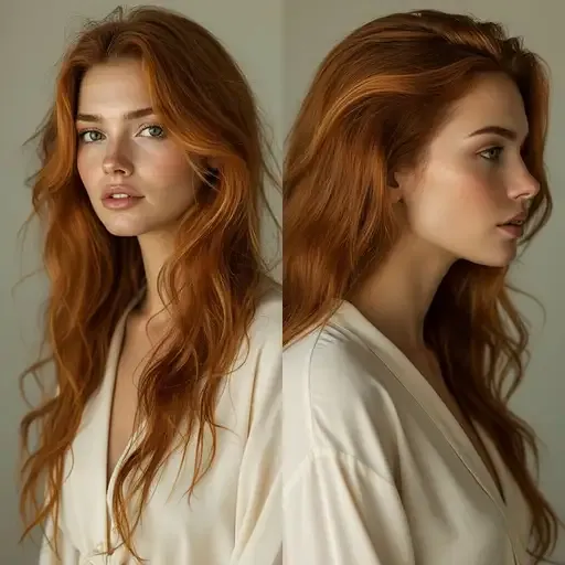 Ultra-realistic Portrait Headshots Of The Same Woman Maintaining