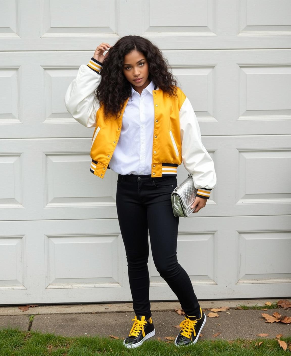 Varsity Jacket Street Portrait