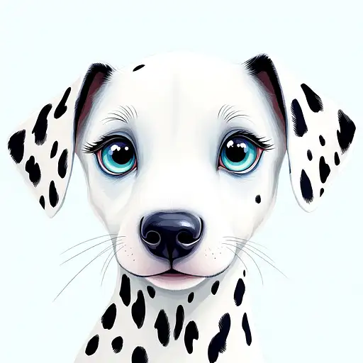 Dollish Dalmatian Illustration