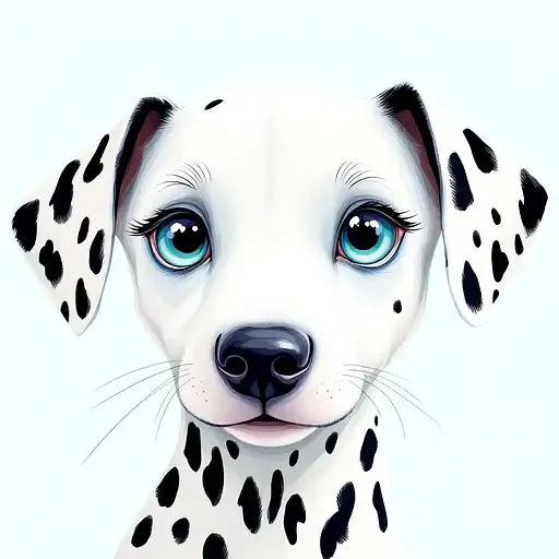 Dollish Dalmatian Illustration