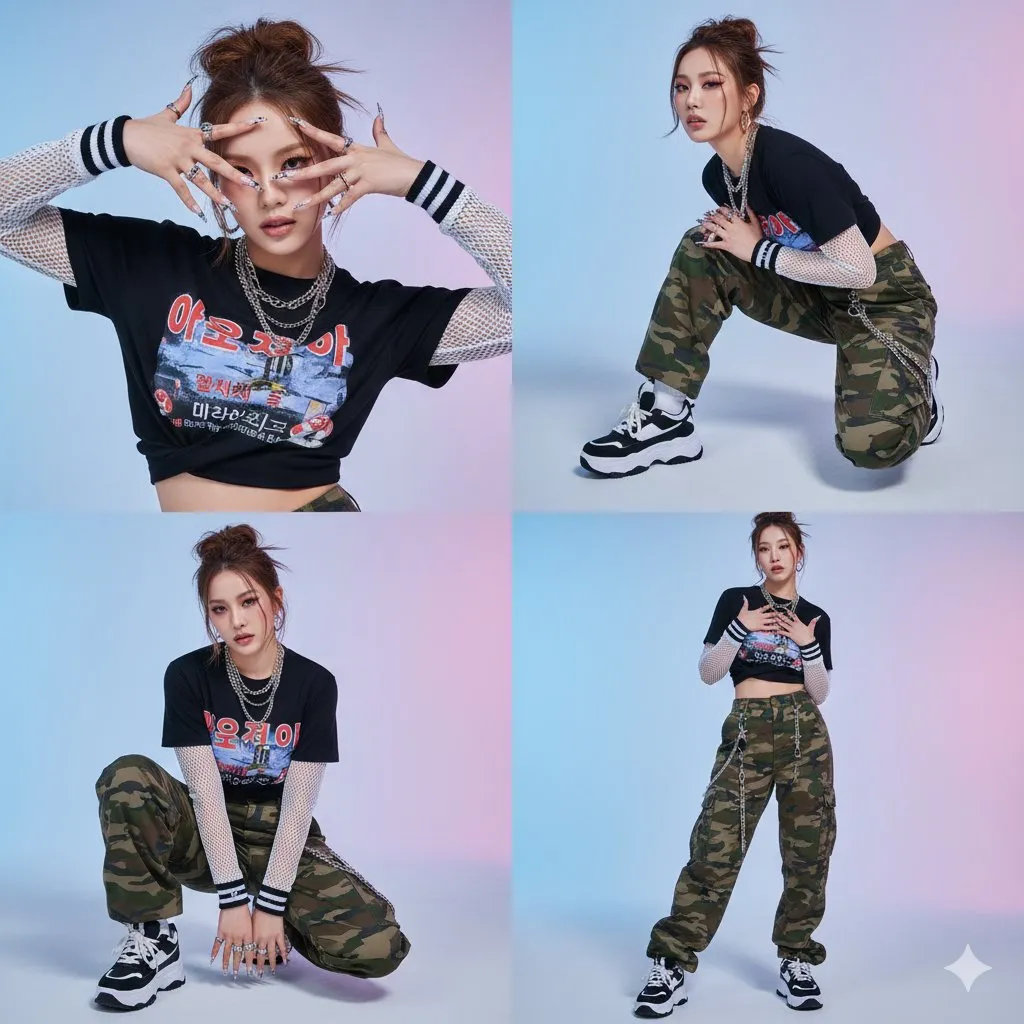 Edgy Streetwear Fashion Layout