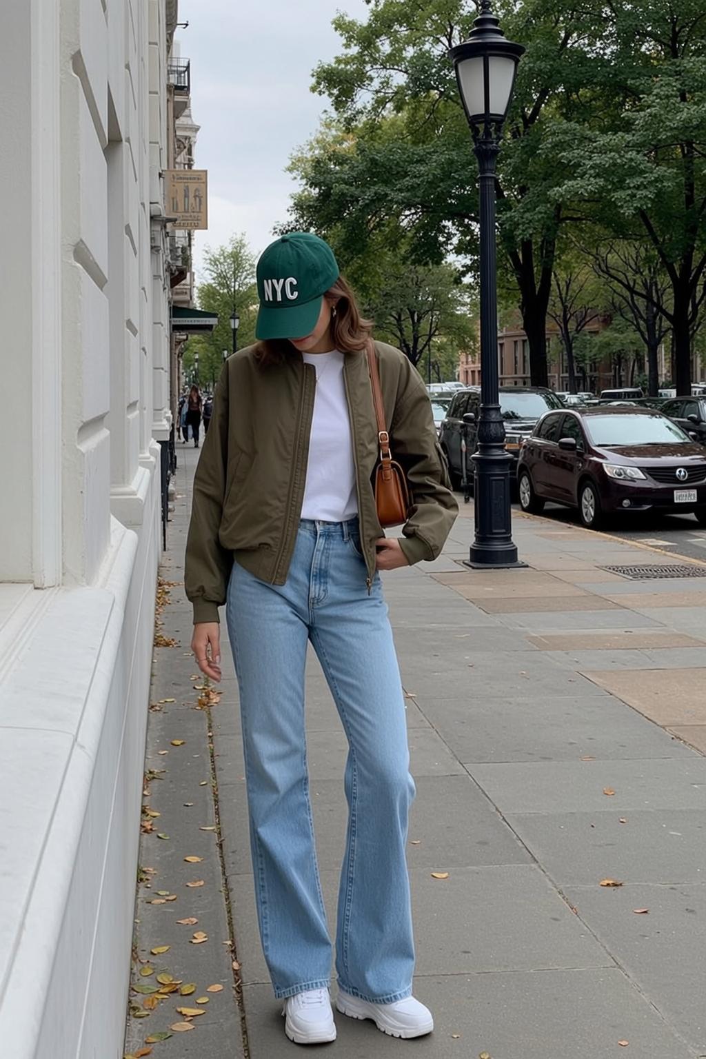 Casual Young Brown Shoulder-length Fair White T-shirt