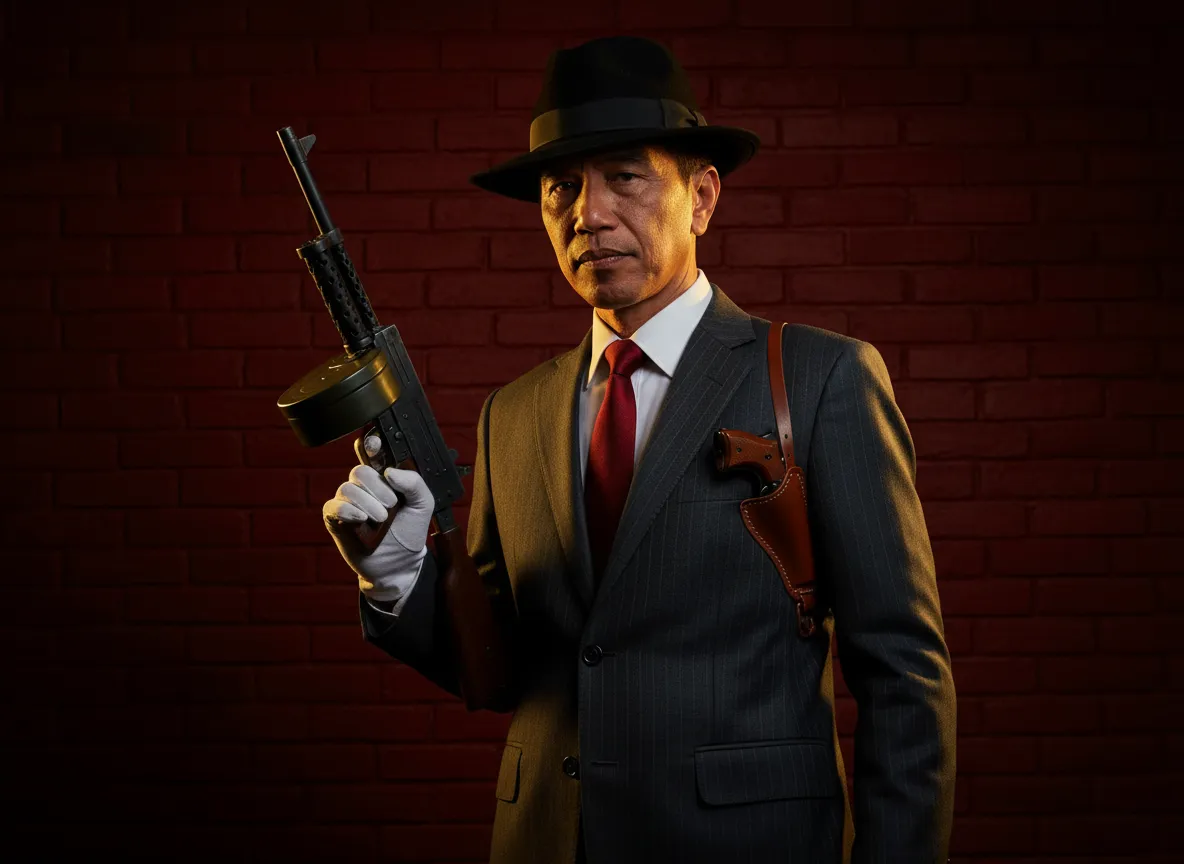 Dramatic Gangster Portrait In S Style