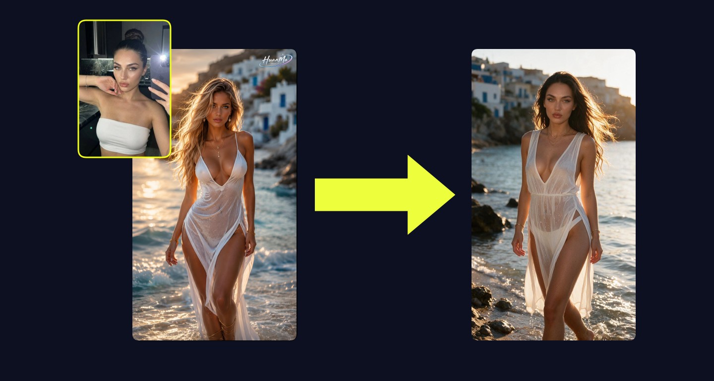 Lily remix walkthrough for Sheer Wet Dress On Rocky Beach At Sunset