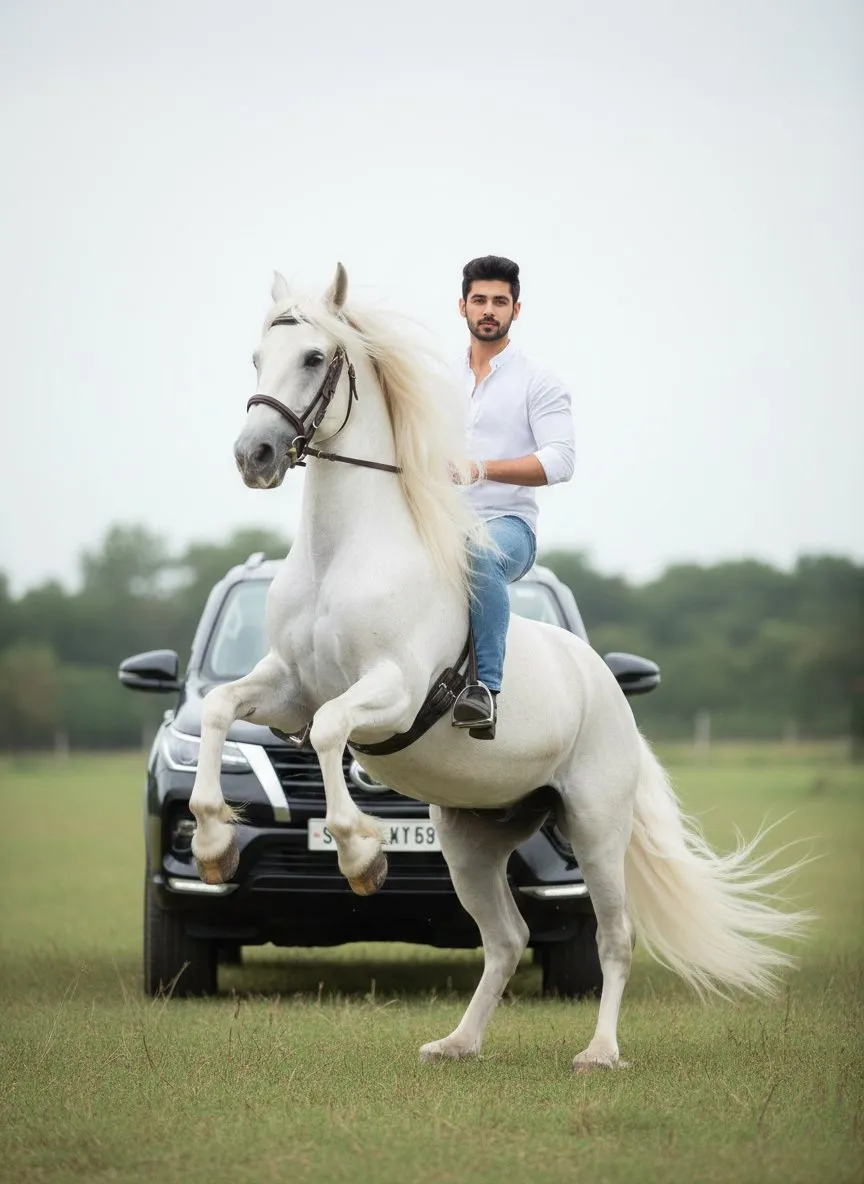 Elegance in Motion: Horse and Rider Unite