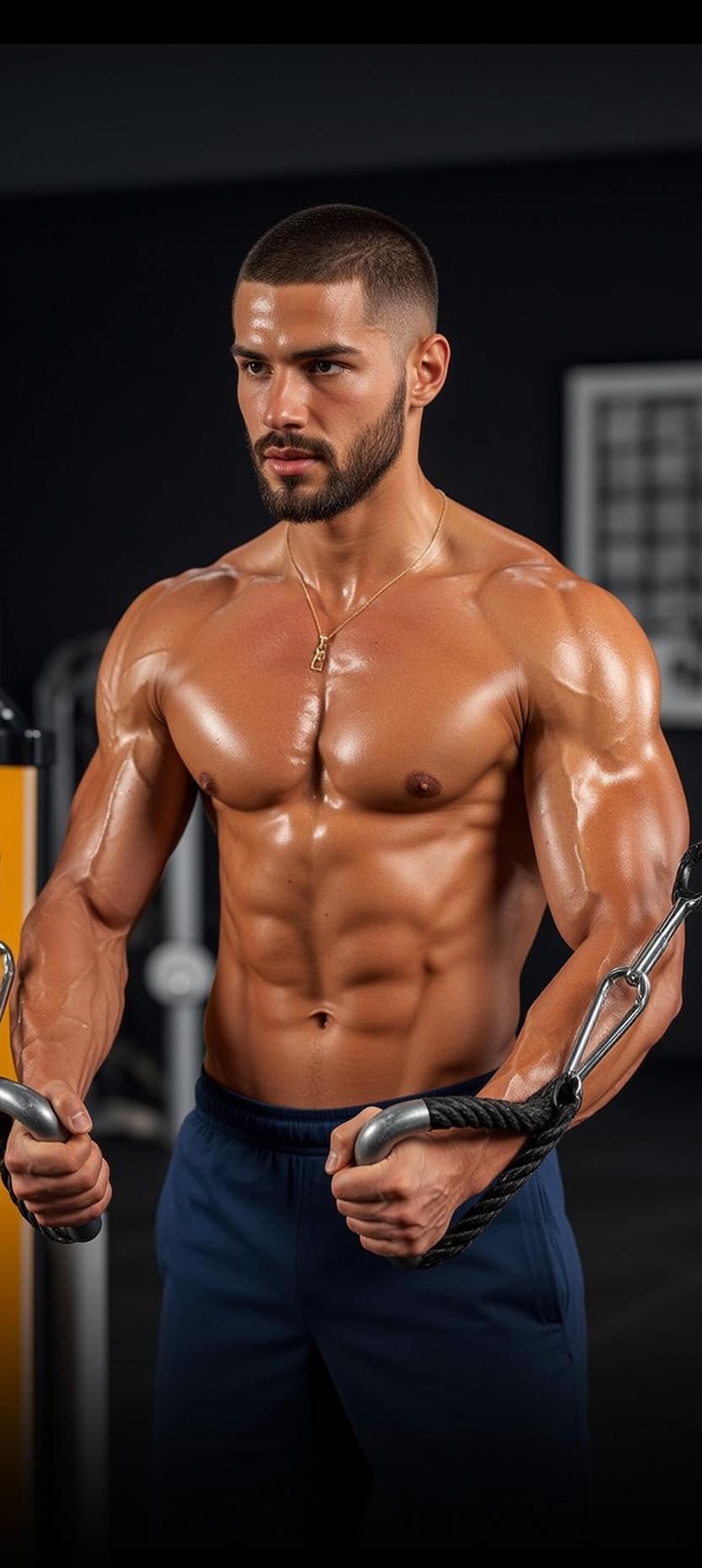 Cable Workout Studio Pose
