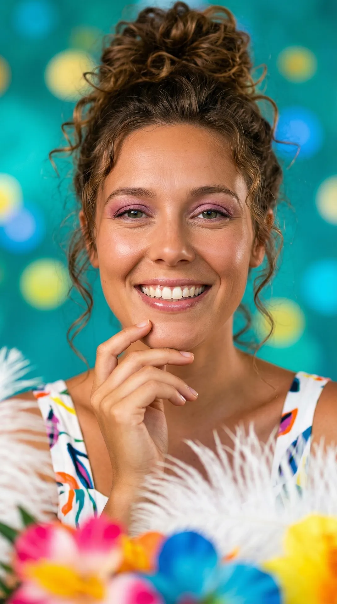 Makeup In Garden Portrait