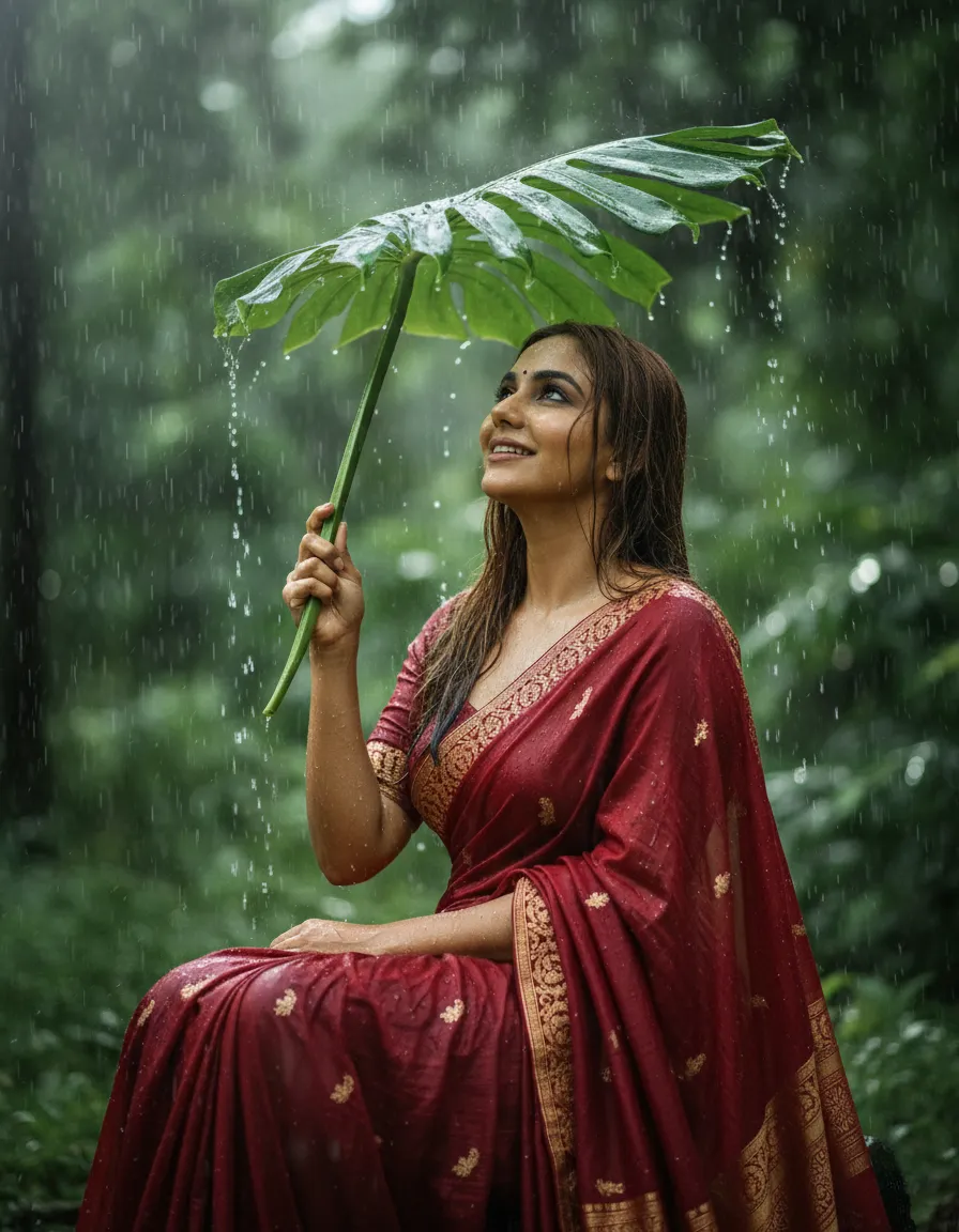 Cinematic Rain Shot