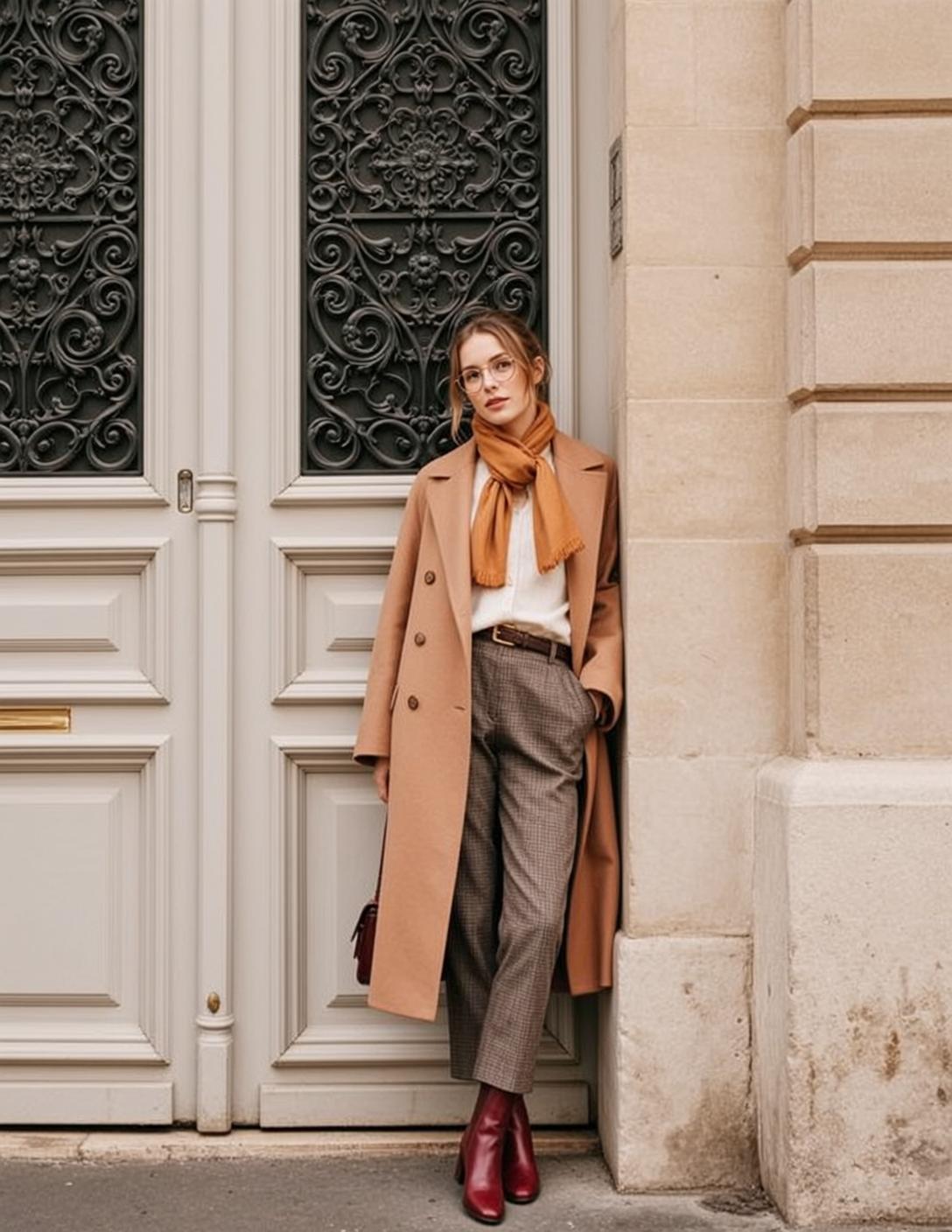 Camel Coat City Portrait