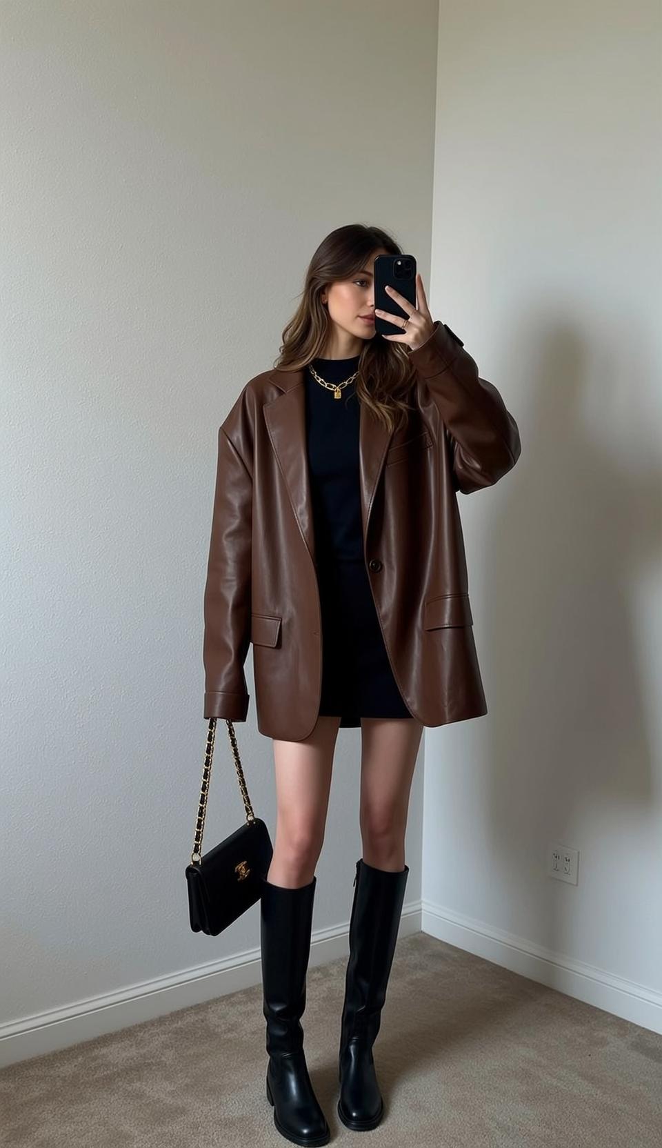 Autumn Young Long Wavy Brown Fair Black