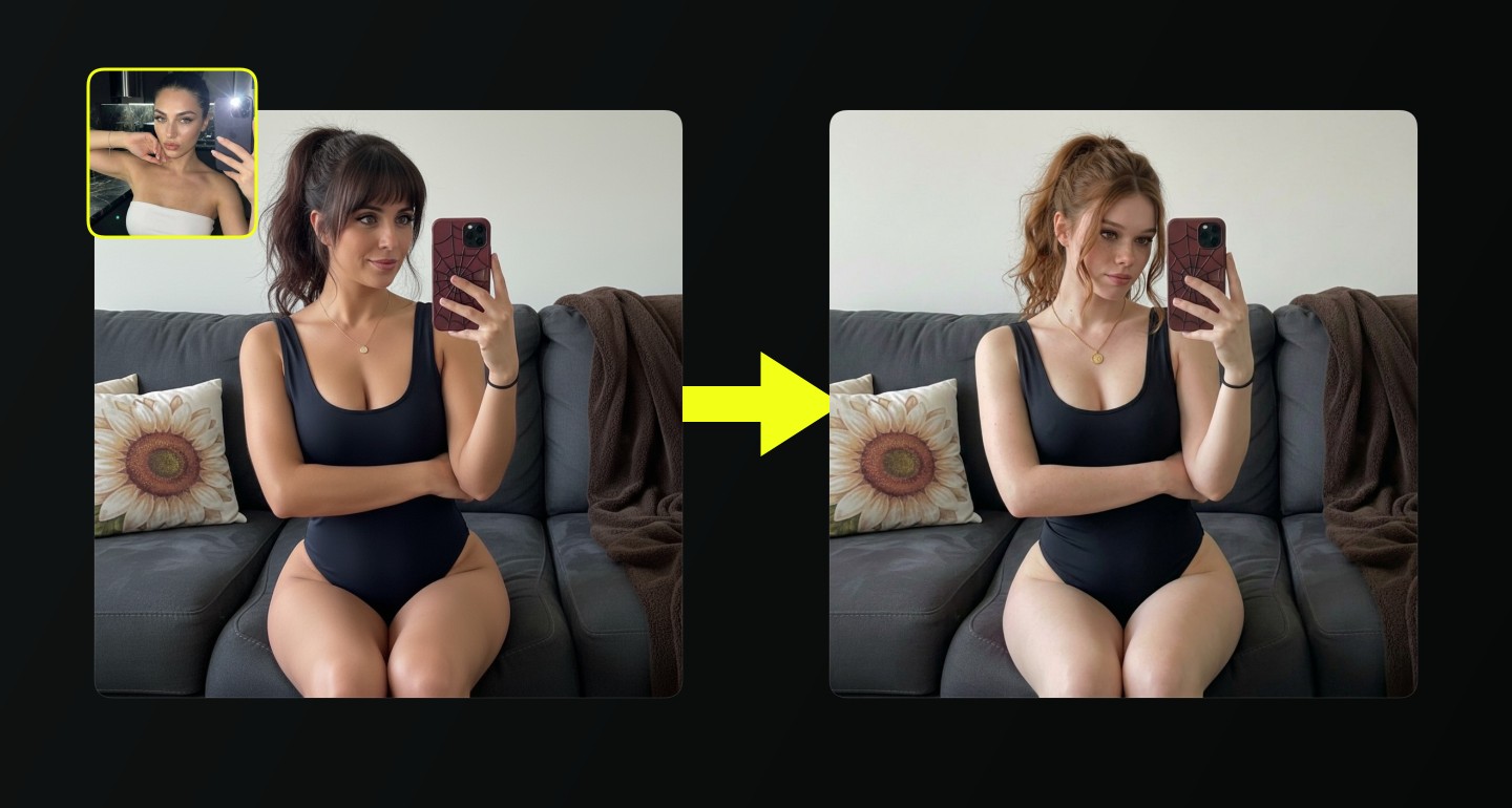 Mila remix walkthrough for Realistic Woman Sofa Smartphone Selfie