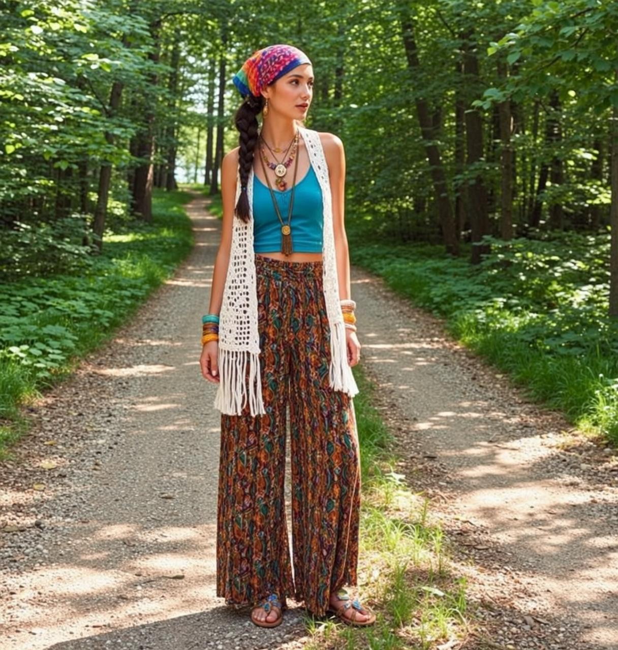 Indie Young Dark Brown Braided Hair Fair