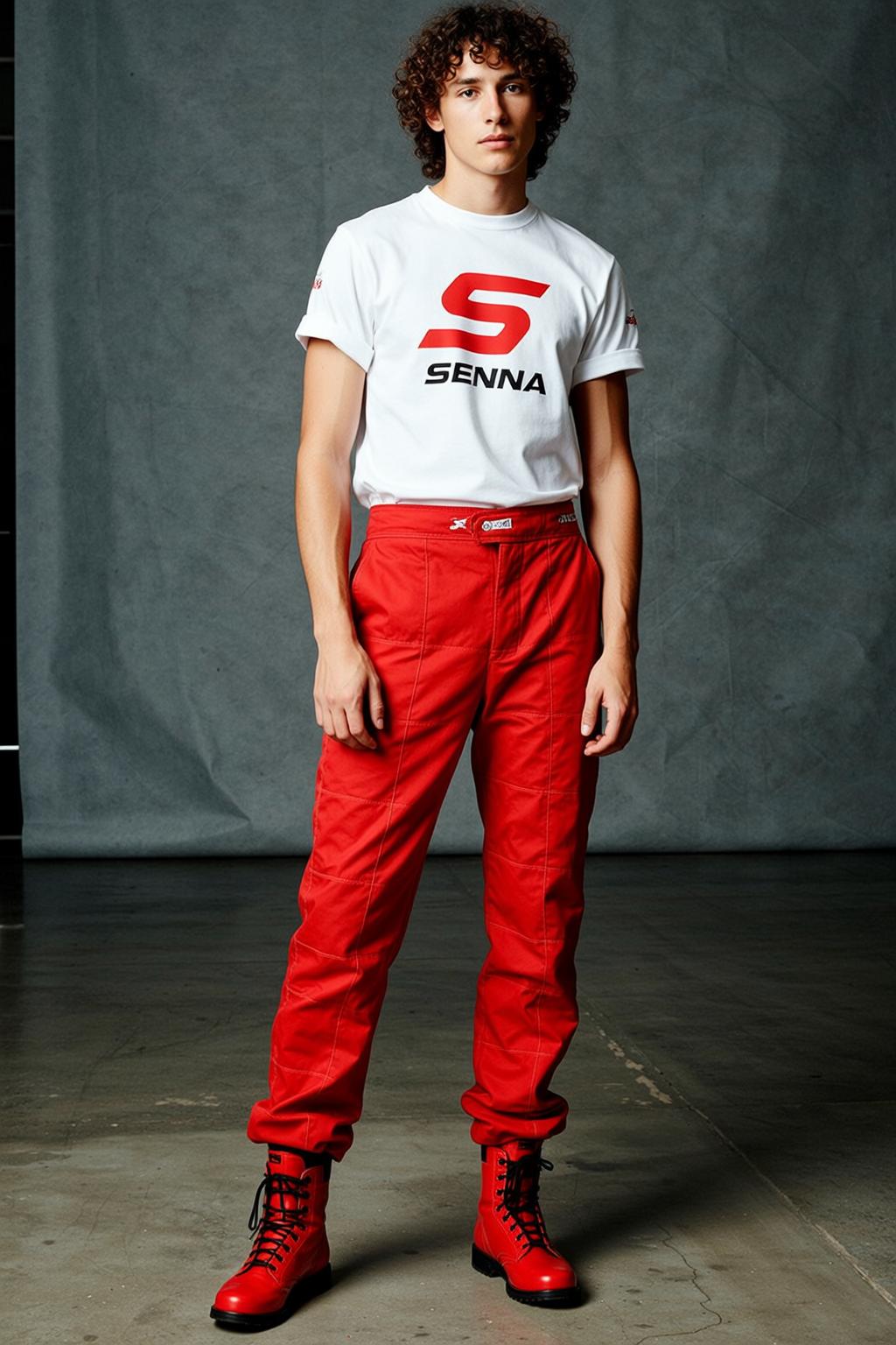Racing Shirt Studio Portrait