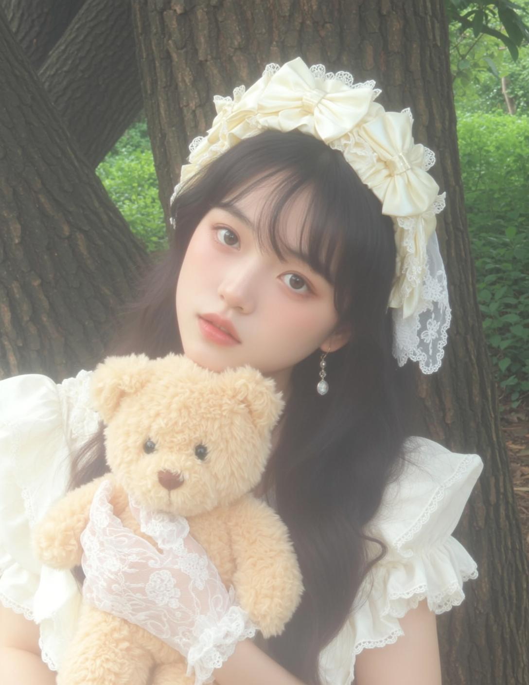 Teddy Bear Forest Portrait