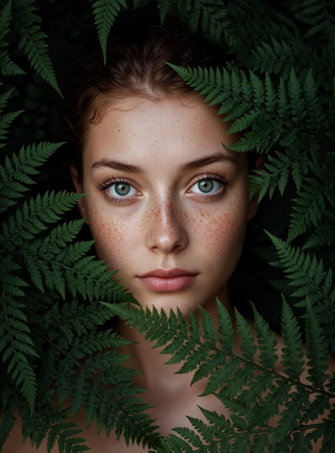 Explore Close-up Shows Emerging Dense Dark Green