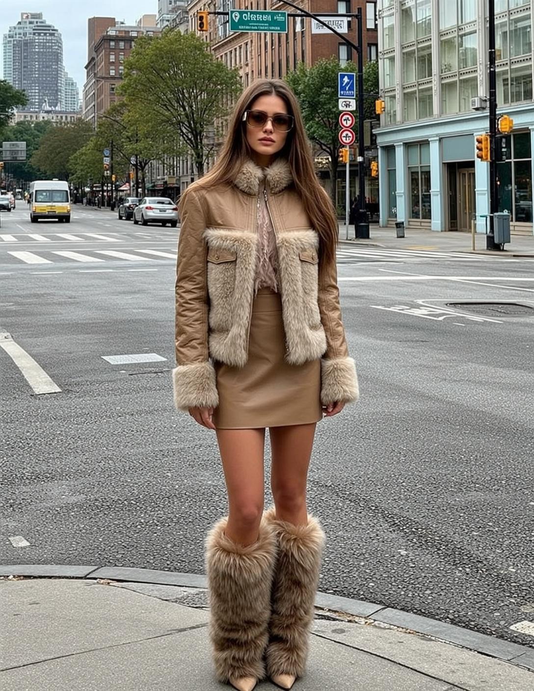 Y2k Young Long Straight Brown Fair Light