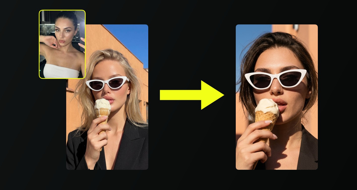 Lily remix walkthrough for Eating Ice Cream Cat Eye Glasses Dark Jacket