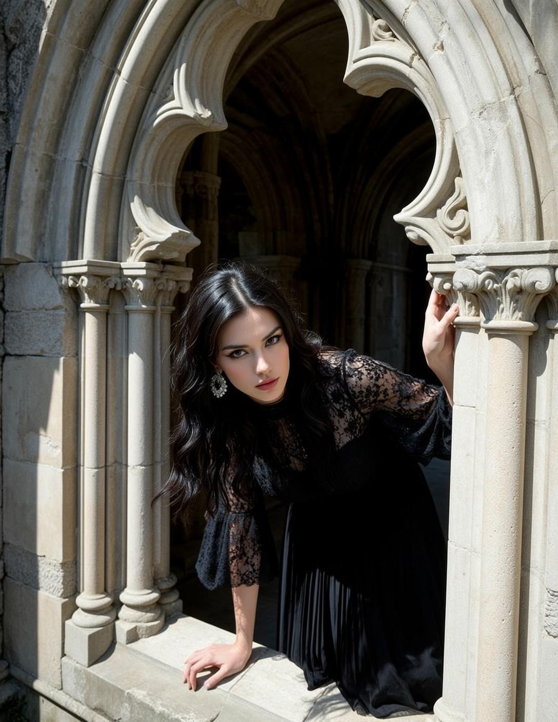 Stone Arch Gothic Portrait