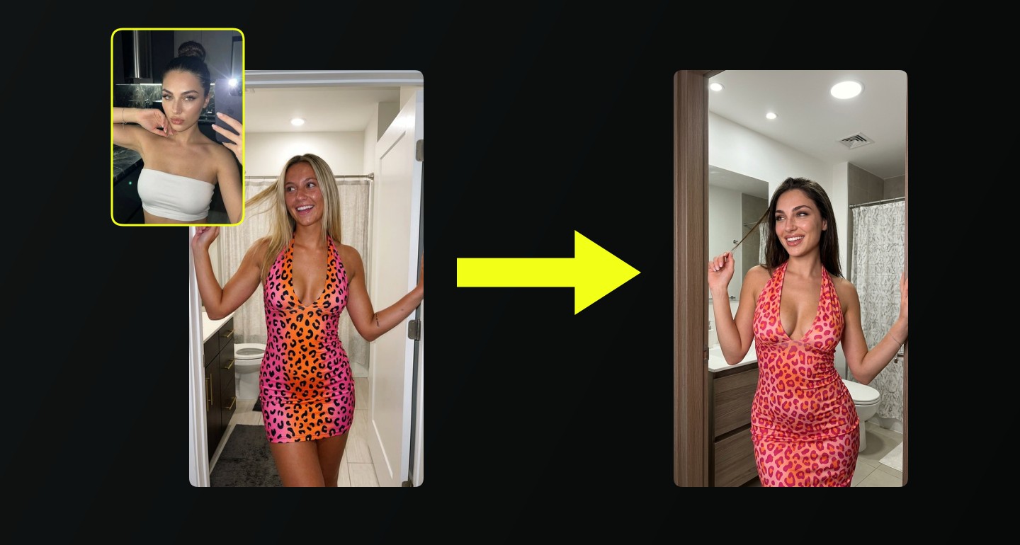 Lily remix walkthrough for Pink Orange Leopard Dress Doorway Bathroom Scene