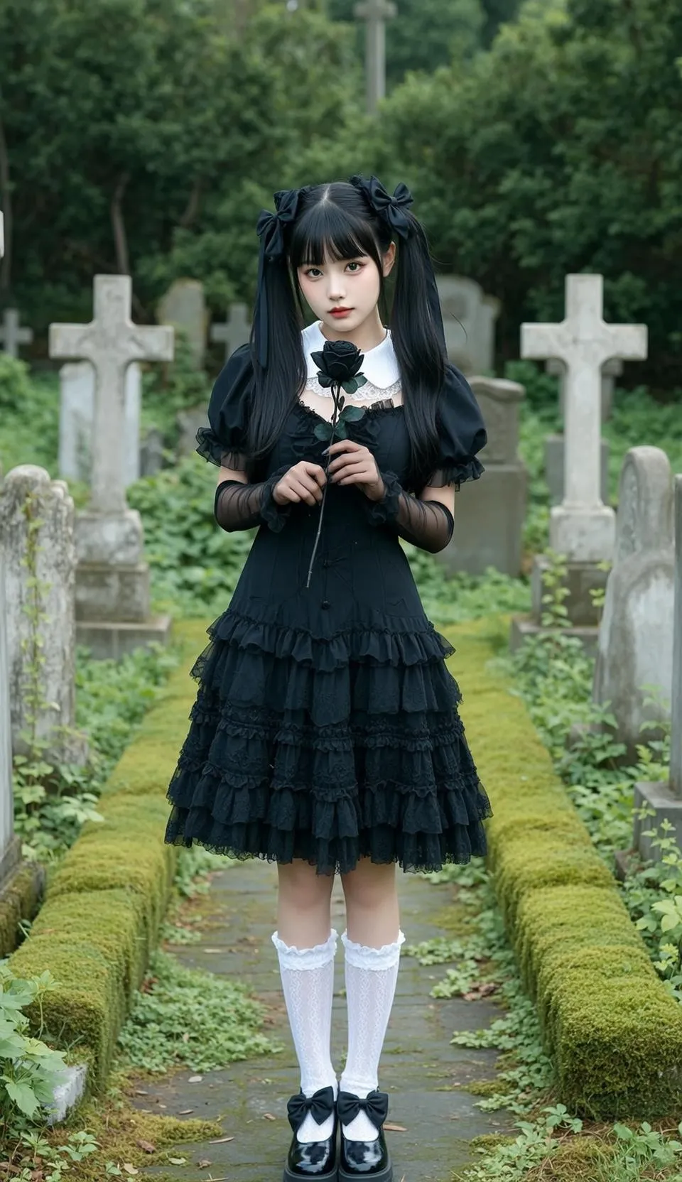 Gothic Lolita Pigtails