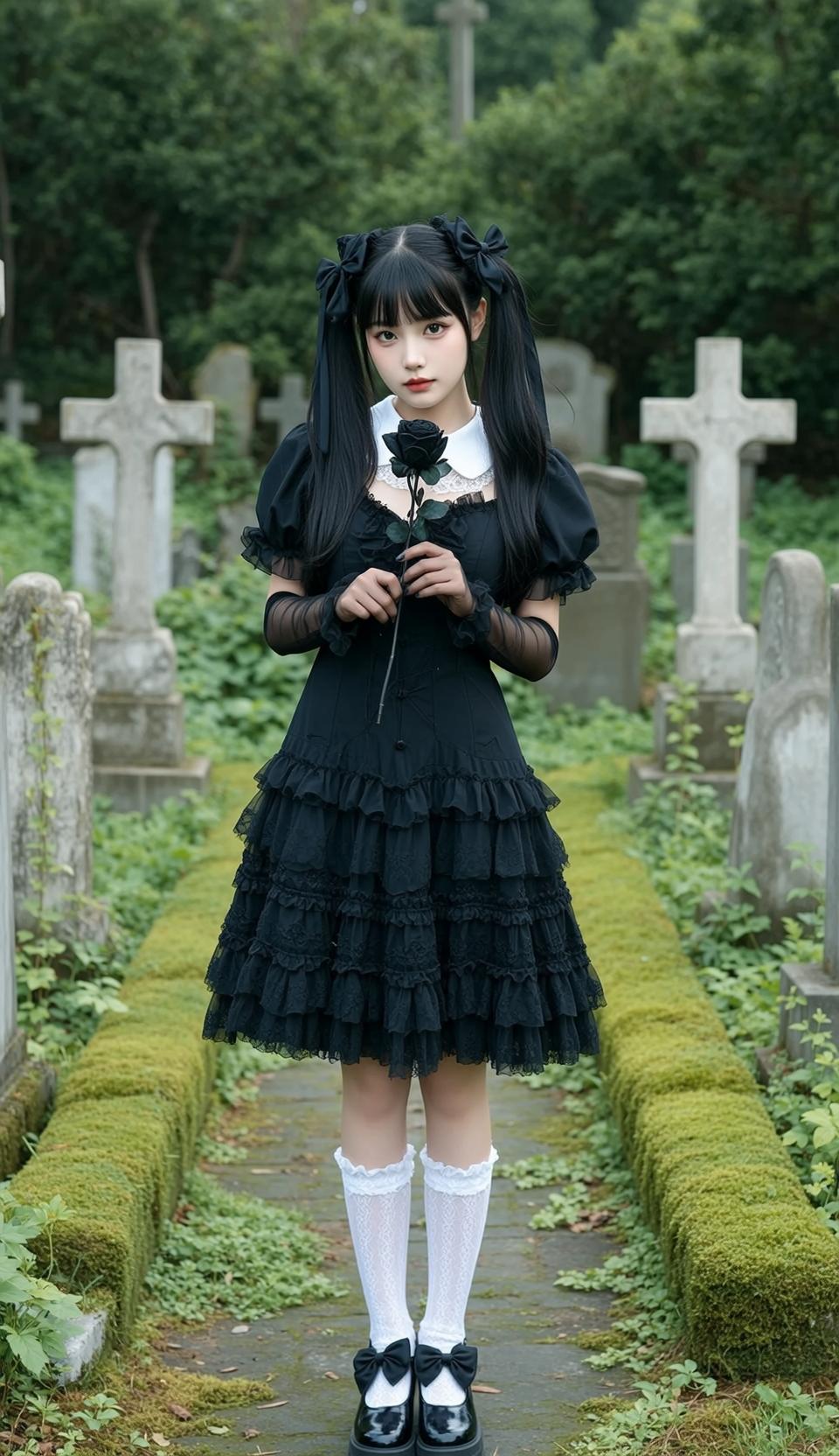 Gothic Lolita Pigtails
