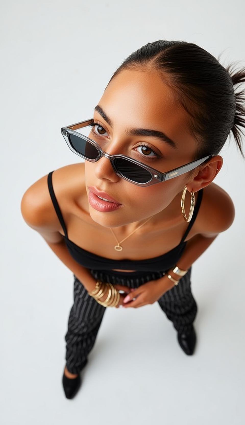 Black Stripes Sunglasses Studio