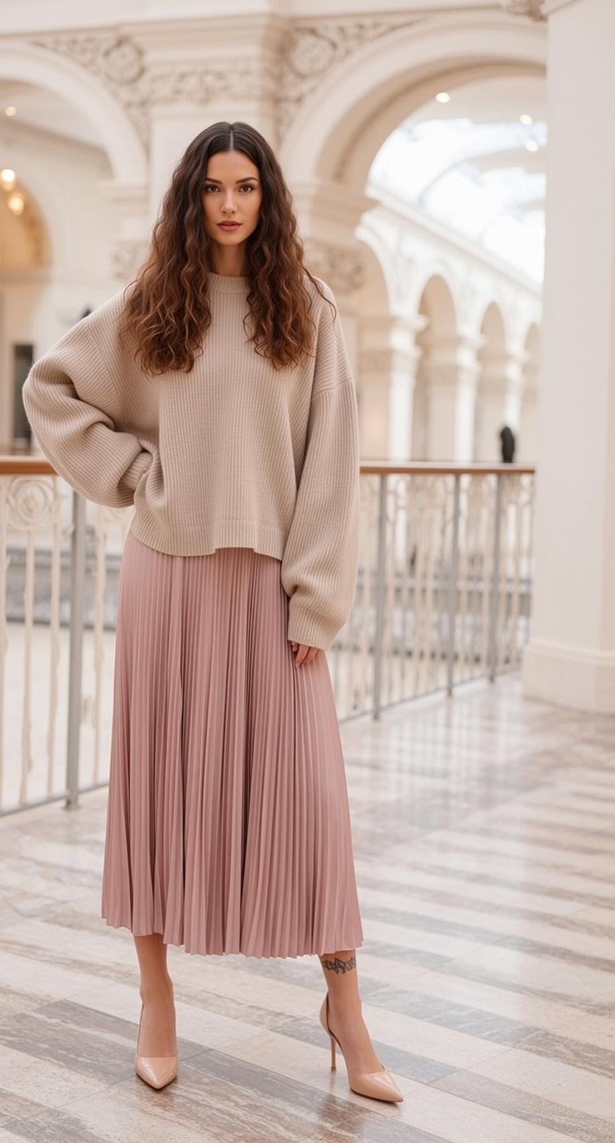 Pink Skirt Arched Interior