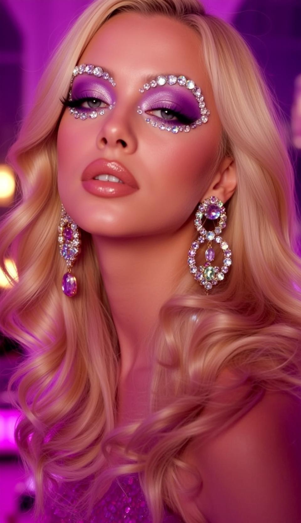 Makeup Positioned Medium Close-up Facing Directly Towards