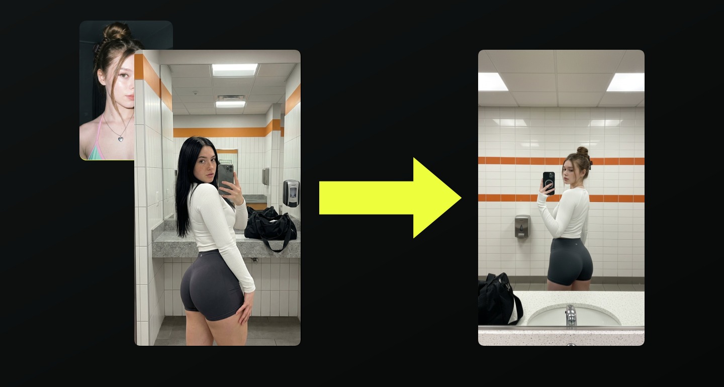 Mila remix walkthrough for Athletic Locker Room Mirror Selfie