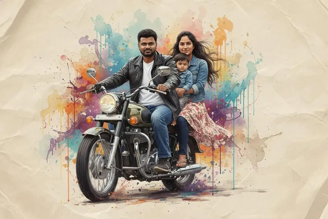 Transform Your Photo into a Vintage Watercolor Delight!