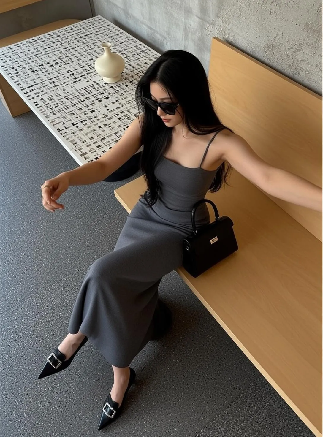 Sunglasses In A Seating Area