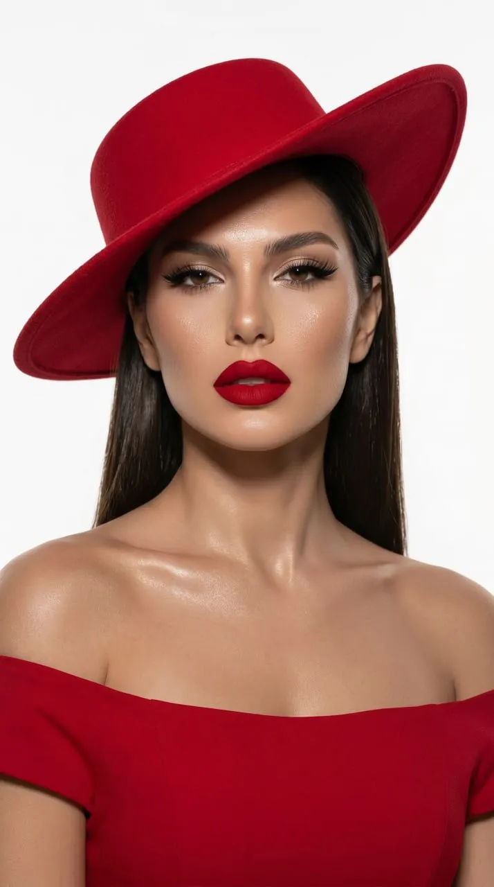 Makeup In Dress Portrait