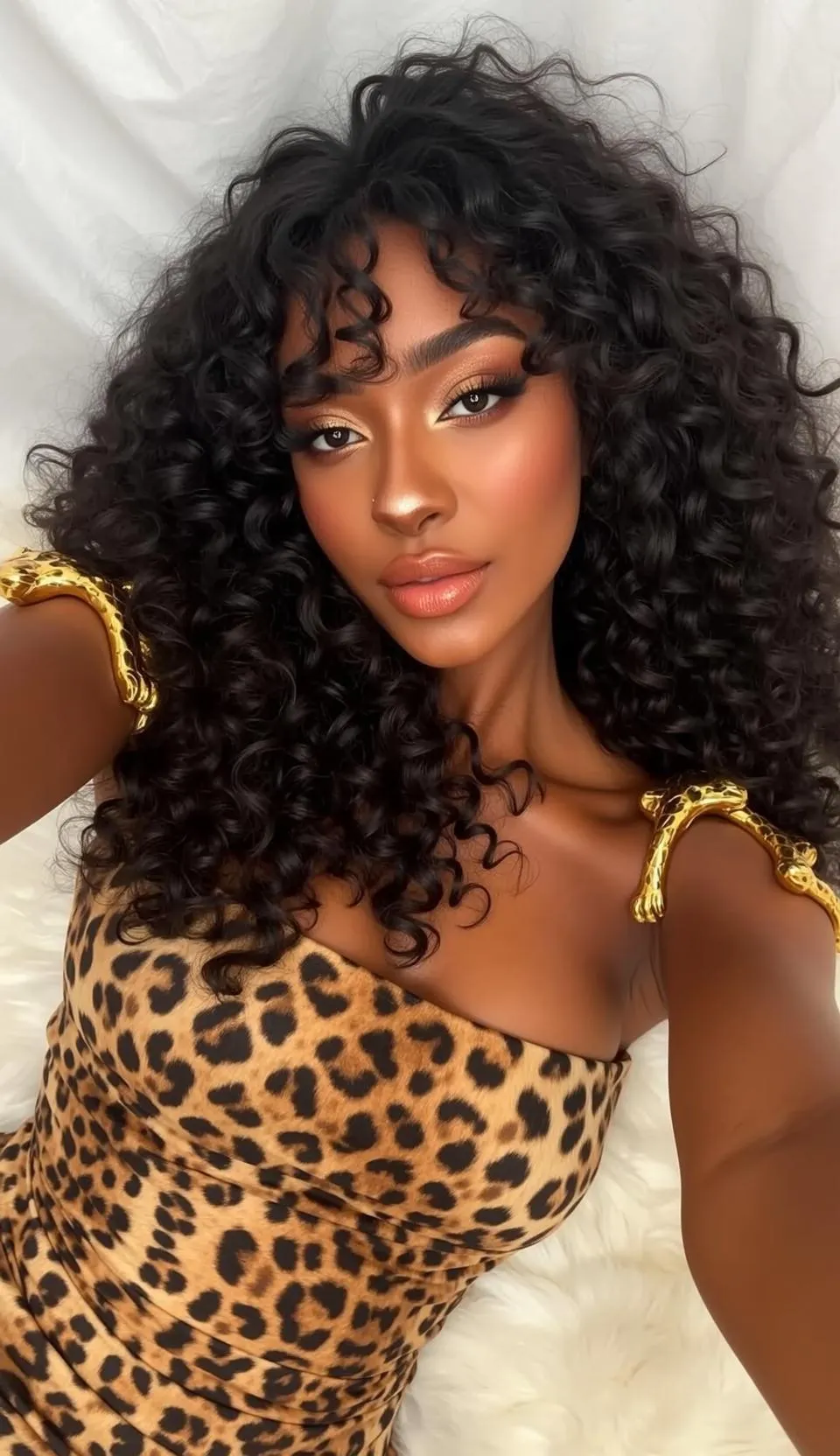 Piercings And Makeup In Selfie Portrait