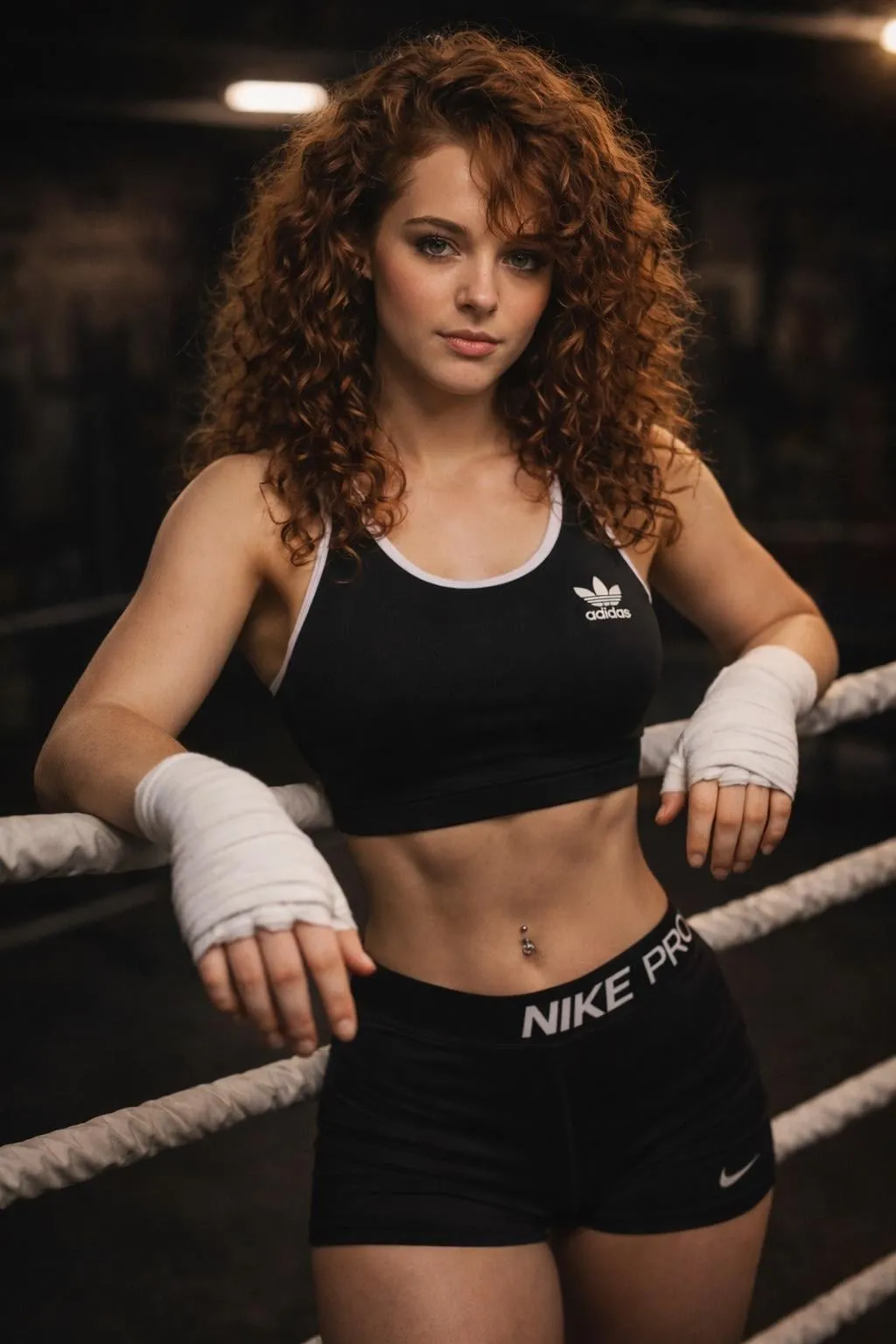 Piercings And Boxing Ring Warm Confident Mood