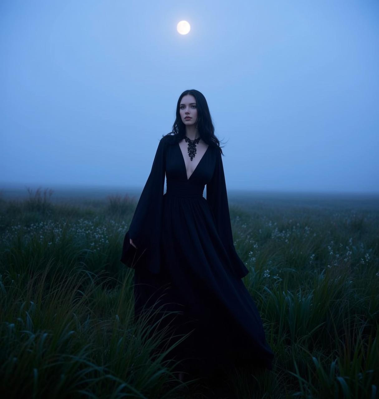 Moonlit Gothic Dress Field