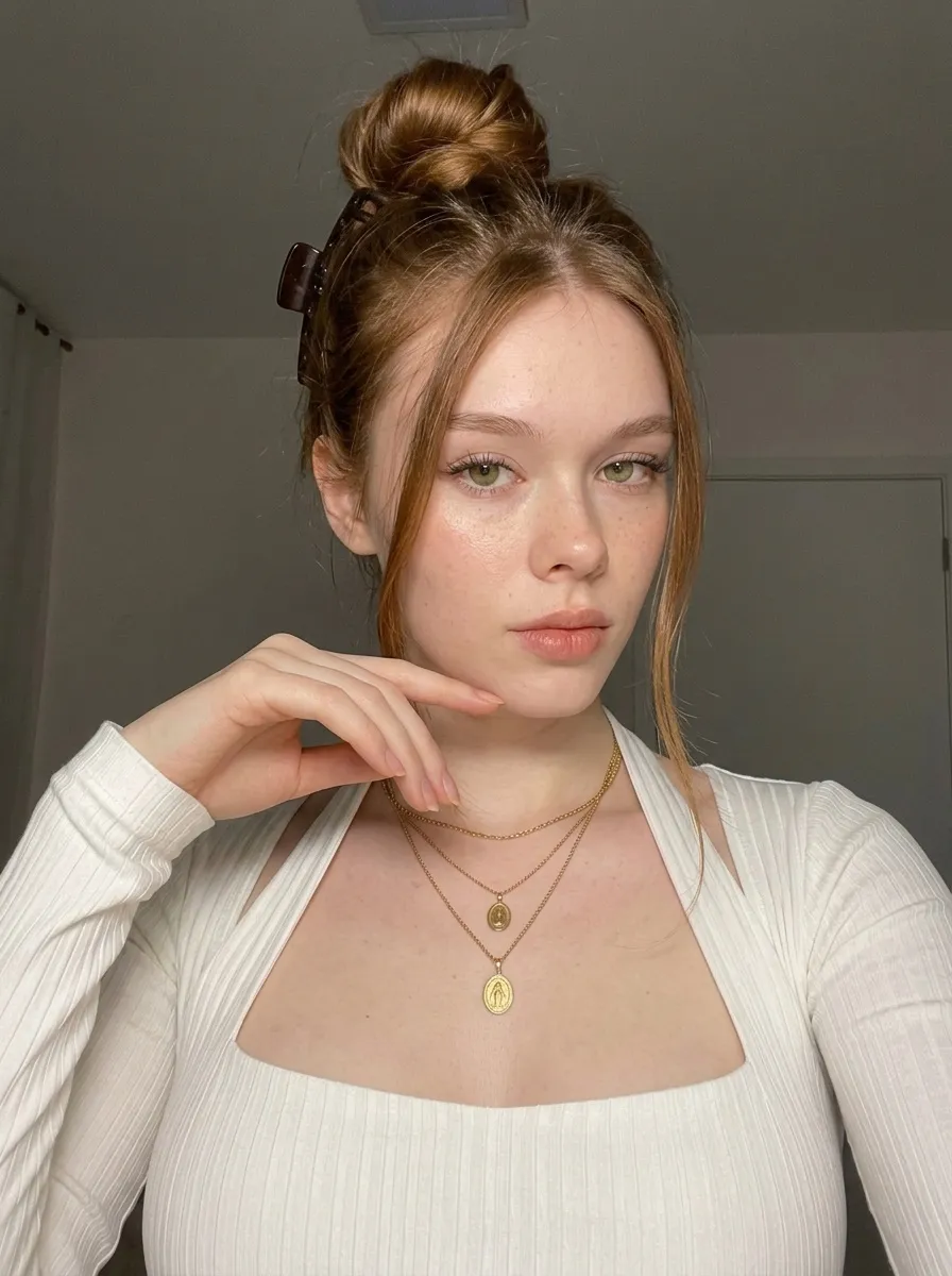 Necklace In Beauty Closeup