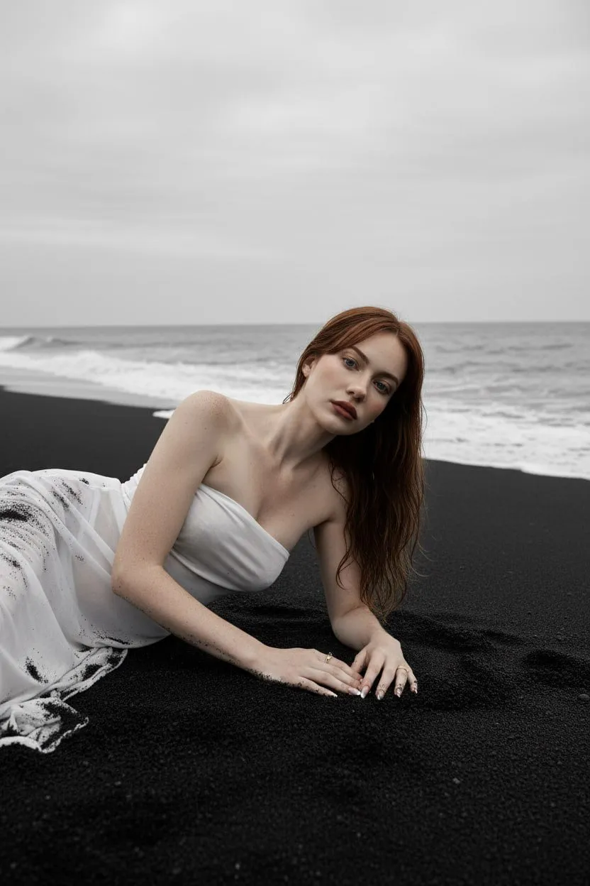 Translucent Beach Dress Shoreline