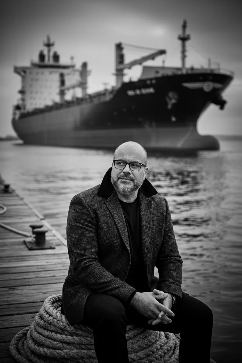 Cinematic Black And White Sailer