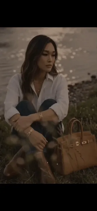 Necklace And Bracelets In Fashion Portrait
